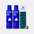 Harrys Original 24 Blades & Shave Gel