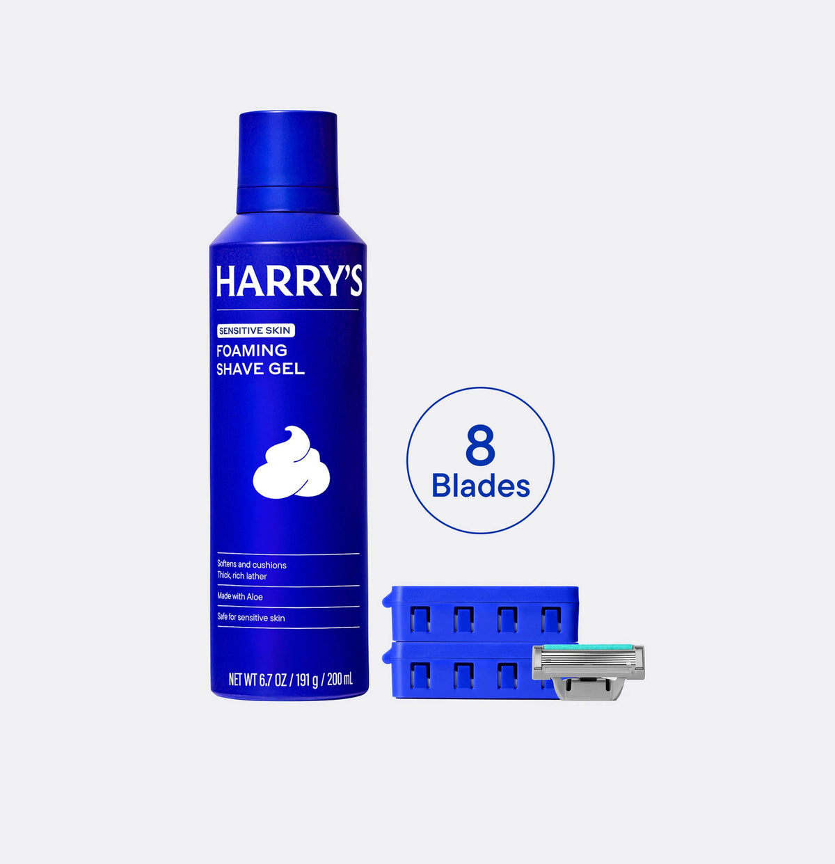 Harrys Plus 8 Blades & 1 Gel
